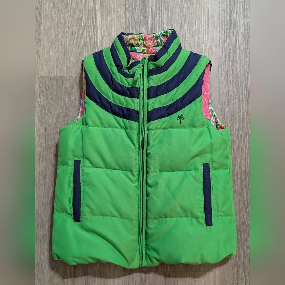 Lilly Pulitzer Reversible Colorful Kids Vest - 7 - Preloved - Picture 12 of 13
